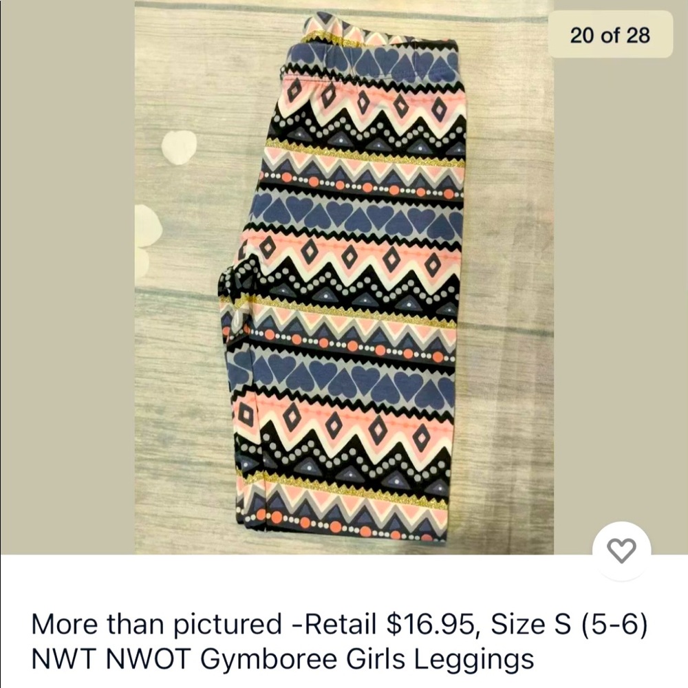 Gymboree winter kids leggings